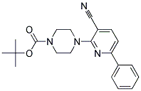 4-(3-CYANO-6-PHENYL-PYRIDIN-2-YL)-PIPERAZINE-1-CARBOXYLIC ACID TERT-BUTYL ESTER CAS#: 946385-51-9