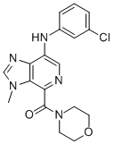 (4-(3-Chlorophenylamino)-1-methyl-1H-imidazo[4,5-c]pyridin-7-yl)(morpholino)methanone CAS#: 925427-08-3