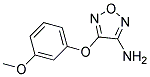 4-(3-METHOXYPHENOXY)-1,2,5-OXADIAZOL-3-AMINE CAS#: 924871-23-8