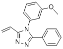 4-(3-METHOXYPHENYL)-3-PHENYL-5-VINYL-4H-1,2,4-TRIAZOLE CAS#: 935742-75-9