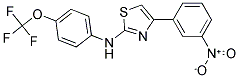(4-(3-NITROPHENYL)(2,5-THIAZOLYL))(4-(TRIFLUOROMETHOXY)PHENYL)AMINE CAS#: 937605-24-8