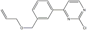 4-(3-(allyloxymethyl)phenyl)-2-chloropyrimidine CAS#: 937273-29-5