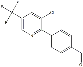 4-[3-chloro-5-(trifluoromethyl)-2-pyridinyl]benzenecarbaldehyde CAS#: 952182-72-8