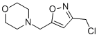 4-{[3-(chloromethyl)isoxazol-5-yl]methyl}morpholine CAS#: 953408-97-4