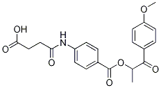 4-[(4-{[2-(4-Methoxyphenyl)-1-methyl-2-oxoethoxy]-carbonyl}phenyl)amino]-4-oxobutanoic acid CAS#: 906137-85-7
