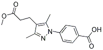 4-[4-(3-METHOXY-3-OXOPROPYL)-3,5-DIMETHYL-1H-PYRAZOL-1-YL]BENZOIC ACID CAS#: 956437-89-1