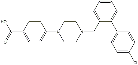 4-[4-(4'-Chlorobiphenyl-2-ylmethyl)piperazin-1-yl]benzoic Acid CAS#: 916204-05-2