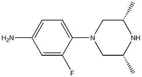 4-(4-Amino-2-fluoro-phenyl)-cis-2,6-dimethyl-piperazine CAS#: 943752-32-7