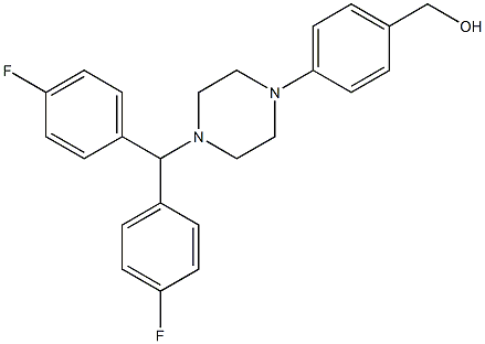 4-{4-[Bis(4-fluorophenyl)methyl]piperazinyl}benzyl alcohol CAS#: 914349-62-5