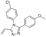 4-(4-CHLOROPHENYL)-3-(4-METHOXYPHENYL)-5-VINYL-4H-1,2,4-TRIAZOLE CAS#: 935742-83-9