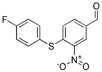 4-[(4-FLUOROPHENYL)SULFANYL]-3-NITROBENZENECARBALDEHYDE CAS#: 952182-59-1
