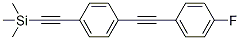 ((4-((4-Fluorophenyl)ethynyl)phenyl)-ethynyl)trimethylsilane CAS#: 910467-79-7
