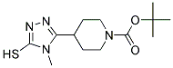 4-[4-Methyl-5-thio-4H-1,2,4-triazol-3-yl]piperidine, N-BOC protected CAS#: 952183-40-3