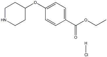 4-(4-Piperidinyloxy)benzoic acid ethyl ester HCl CAS#: 950649-15-7
