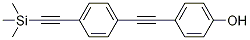 4-((4-((Trimethylsilyl)ethynyl)-phenyl)ethynyl)phenol CAS#: 910467-75-3