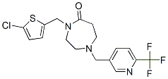 4-[(5-CHLORO-2-THIENYL)METHYL]-1-([6-(TRIFLUOROMETHYL)PYRIDIN-3-YL]METHYL)-1,4-DIAZEPAN-5-ONE CAS#: 909668-83-3