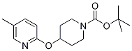 4-(5-Methyl-pyridin-2-yloxy)-piperidine-1-carboxylic acid tert-butyl ester, 98+% C16H24N2O3, 分子量 292.38 CAS#: 939986-12-6