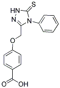 4-((5-PHENYL-4-THIOXO-2,3,5-TRIAZOLINYL)METHOXY)BENZOIC ACID CAS#: 937605-30-6
