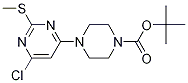 4-(6-Chloro-2-methylsulfanyl-pyrimidin-4-yl)-piperazine-1-carboxylic acid tert-butyl ester CAS#: 932046-78-1