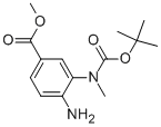 4-AMINO-3-(TERT-BUTOXYCARBONYL-METHYL-AMINO)-BENZOIC ACID METHYL ESTER CAS#: 954238-55-2