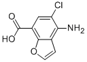 4-AMINO-5-CHLORO-1-BENZOFURAN-7-CARBOXYLIC ACID CAS#: 935696-96-1