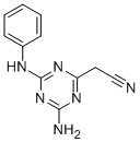 (4-AMINO-6-ANILINO-1,3,5-TRIAZIN-2-YL)ACETONITRILE CAS#: 99845-72-4
