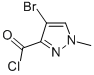 4-BROMO-1-METHYL-1H-PYRAZOLE-3-CARBONYL CHLORIDE CAS#: 912569-70-1