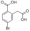 4-BROMO-2-(CARBOXYMETHYL)BENZOIC ACID CAS#: 943749-63-1