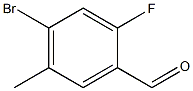 4-BROMO-2-FLUORO-5-METHYLBENZALDEHYDE CAS#: 916792-23-9