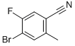 4-BROMO-5-FLUORO-2-METHYLBENZONITRILE CAS#: 916792-15-9