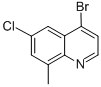 4-BROMO-6-CHLORO-8-METHYLQUINOLINE CAS#: 927800-42-8