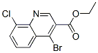 4-BROMO-8-CHLOROQUINOLINE-3-CARBOXYLIC ACID ETHYL ESTER CAS#: 927800-77-9