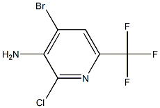 4-Bromo-2-chloro-6-(trifluoromethyl)pyridin-3-amine CAS#: 947146-74-9