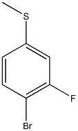 (4-Bromo-3-fluorophenyl)(methyl)sulfane CAS#: 917562-25-5