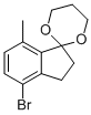 4-Bromo-7-methyl-1,1-(propylenedioxo)-indane CAS#: 908334-01-0