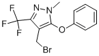 4-(Bromomethyl)-1-methyl-5-phenoxy-3-(trifluoromethyl)-1H-pyrazole 97% CAS#: 912569-72-3