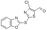 4-CHLORO-2-(2-BENZOXAZOLYLTHIO)-5-THIAZOLECARBOXALDEHYDE CAS#: 914348-74-6