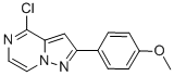 4-CHLORO-2-(4-METHOXY)-PHENYLPYRAZOLO[1.5-A]PYRAZINE CAS#: 950266-84-9