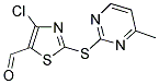 4-CHLORO-2-(4-METHYLPYRIMIDINYL-2-THIO)-5-THIAZOLECARBOXALDEHYDE CAS#: 914348-70-2