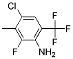 4-CHLORO-2-FLUORO-3-METHYL-6-(TRIFLUOROMETHYL)ANILIN CAS#: 914635-40-8