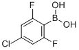 4-CHLORO-2,6-DIFLUOROPHENYLBORONIC ACID CAS#: 925911-61-1