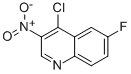 4-CHLORO-6-FLUORO-3-NITRO-QUINOLINE CAS#: 99010-07-8