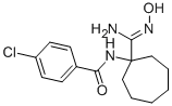 4-CHLORO-N-[1-(N-HYDROXYCARBAMIMIDOYL)-CYCLOHEPTYL]-BENZAMIDE CAS#: 912763-54-3