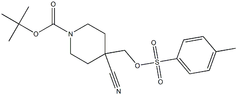 4-Cyano-4-(toluene-4-sulfonyloxyMethyl)-piperidine-1-carboxylic acid tert-butyl ester CAS#: 929302-00-1
