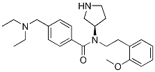 4-[(Diethylamino)methyl]-N-[2-(2-methoxyphenyl)ethyl]-N-(3R)-3-pyrrolidinylbenzamide CAS#: 947303-87-9