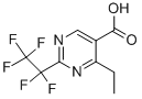 4-ETHYL-2-PENTAFLURO ETHYL PYRIMIDINE-5-CARBOXYLIC ACID CAS#: 914201-15-3