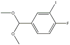 4-FLUORO-3-IODOBENZALDEHYDE DIMETHYL ACETAL CAS#: 933585-48-9