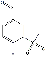 4-Fluoro-3-(methylsulfonyl)benzaldehyde CAS#: 914636-50-3