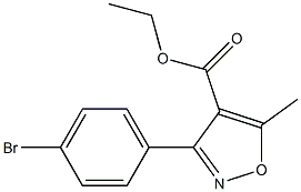 4-Isoxazolecarboxylic acid, 3-(4-broMophenyl)-5-Methyl-, ethyl e CAS#: 954230-26-3