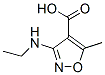 4-Isoxazolecarboxylic acid, 3-(ethylamino)-5-methyl- CAS#: 946197-87-1